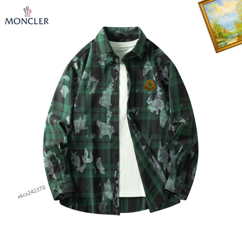 Wholesale Moncler Shirts Long Sleeved For Men #1260342 $40.00 USD, Wholesale Quality Replica Moncler Shirts