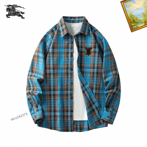 Wholesale Burberry Shirts Long Sleeved For Men #1260348 $40.00 USD, Wholesale Quality Replica Burberry Shirts