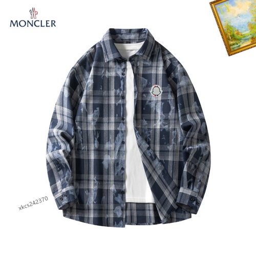 Wholesale Moncler Shirts Long Sleeved For Men #1260358 $40.00 USD, Wholesale Quality Replica Moncler Shirts