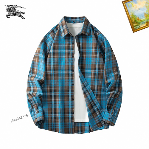 Wholesale Burberry Shirts Long Sleeved For Men #1260360 $40.00 USD, Wholesale Quality Replica Burberry Shirts