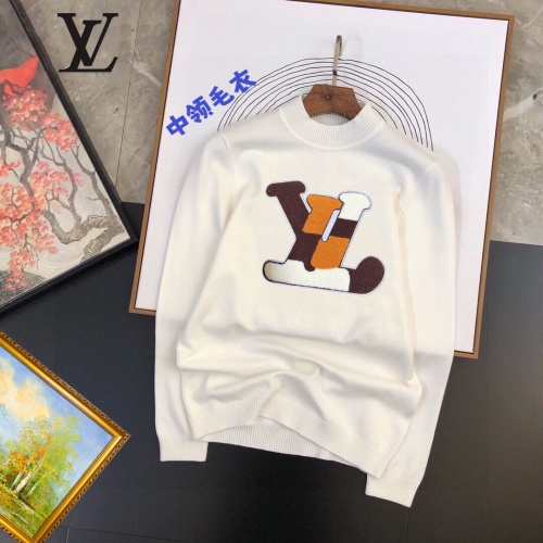 Wholesale Louis Vuitton LV Sweaters Long Sleeved For Men #1260361 $42.00 USD, Wholesale Quality Replica Louis Vuitton LV Sweaters