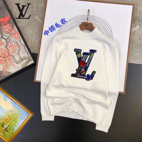 Wholesale Louis Vuitton LV Sweaters Long Sleeved For Men #1260367 $42.00 USD, Wholesale Quality Replica Louis Vuitton LV Sweaters