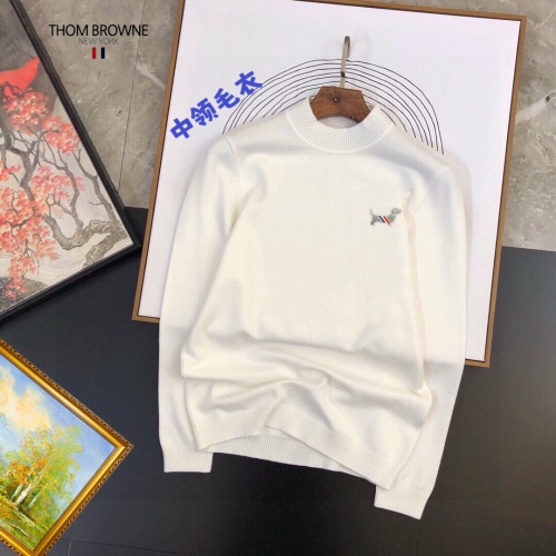 Wholesale Thom Browne TB Sweaters Long Sleeved For Men #1260371 $42.00 USD, Wholesale Quality Replica Thom Browne TB Sweaters