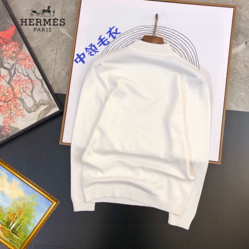 Replica Hermes Sweaters Long Sleeved For Men #1260379 $42.00 USD for Wholesale