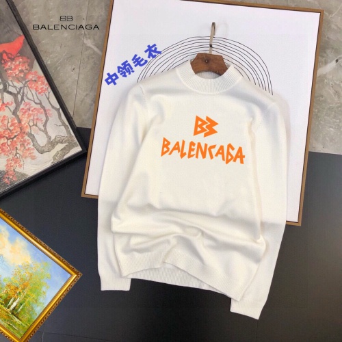 Wholesale Balenciaga Sweaters Long Sleeved For Men #1260399 $42.00 USD, Wholesale Quality Replica Balenciaga Sweaters