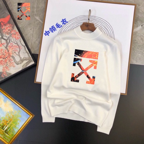 Wholesale Off-White Sweaters Long Sleeved For Men #1260402 $42.00 USD, Wholesale Quality Replica Off-White Sweaters