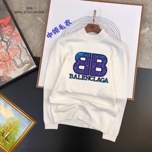 Wholesale Balenciaga Sweaters Long Sleeved For Men #1260414 $42.00 USD, Wholesale Quality Replica Balenciaga Sweaters