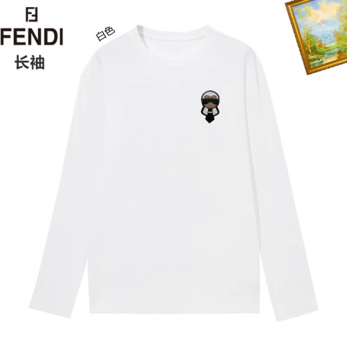 Wholesale Fendi T-Shirts Long Sleeved For Unisex #1260440 $34.00 USD, Wholesale Quality Replica Fendi T-Shirts