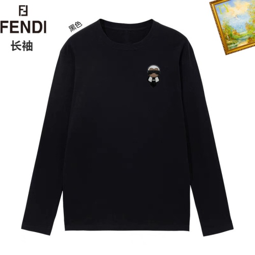 Wholesale Fendi T-Shirts Long Sleeved For Unisex #1260441 $34.00 USD, Wholesale Quality Replica Fendi T-Shirts