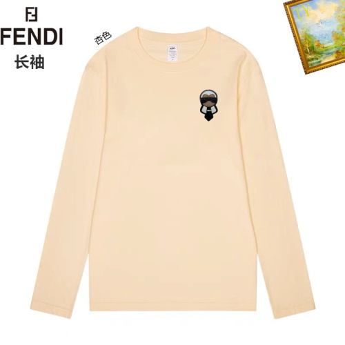 Wholesale Fendi T-Shirts Long Sleeved For Unisex #1260442 $34.00 USD, Wholesale Quality Replica Fendi T-Shirts