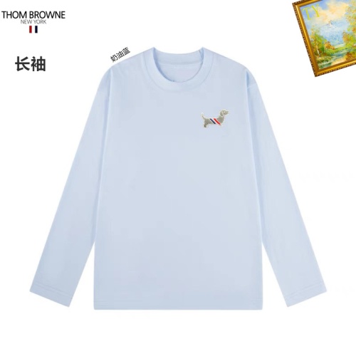 Wholesale Thom Browne TB T-Shirts Long Sleeved For Unisex #1260447 $34.00 USD, Wholesale Quality Replica Thom Browne TB T-Shirts