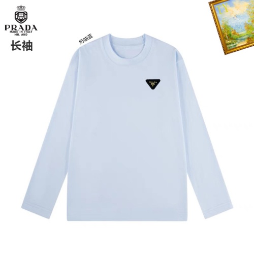 Wholesale Prada T-Shirts Long Sleeved For Unisex #1260452 $34.00 USD, Wholesale Quality Replica Prada T-Shirts