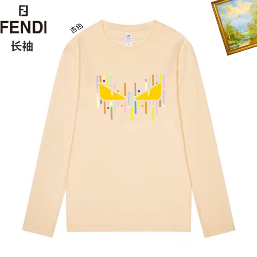 Wholesale Fendi T-Shirts Long Sleeved For Unisex #1260458 $34.00 USD, Wholesale Quality Replica Fendi T-Shirts