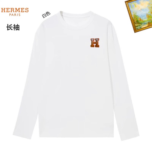 Wholesale Hermes T-Shirts Long Sleeved For Unisex #1260460 $34.00 USD, Wholesale Quality Replica Hermes T-Shirts