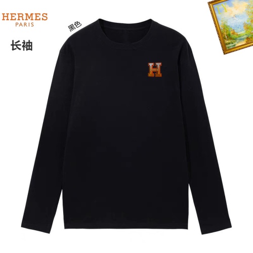 Wholesale Hermes T-Shirts Long Sleeved For Unisex #1260461 $34.00 USD, Wholesale Quality Replica Hermes T-Shirts