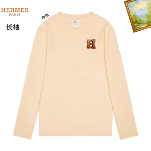 Wholesale Hermes T-Shirts Long Sleeved For Unisex #1260462 $34.00 USD, Wholesale Quality Replica Hermes T-Shirts