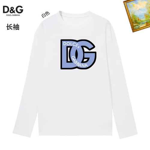 Wholesale Dolce &amp; Gabbana D&amp;G T-Shirts Long Sleeved For Unisex #1260468 $34.00 USD, Wholesale Quality Replica Dolce &amp; Gabbana D&amp;G T-Shirts