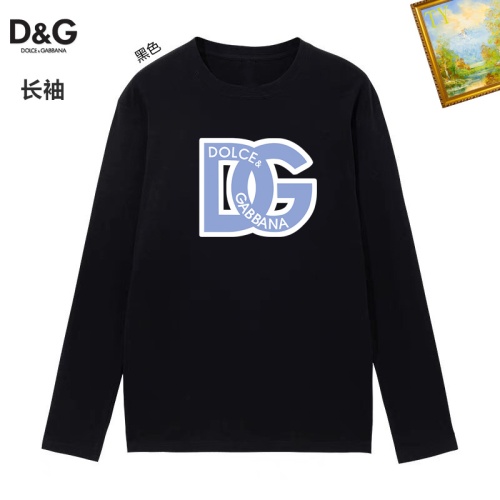 Wholesale Dolce &amp; Gabbana D&amp;G T-Shirts Long Sleeved For Unisex #1260469 $34.00 USD, Wholesale Quality Replica Dolce &amp; Gabbana D&amp;G T-Shirts