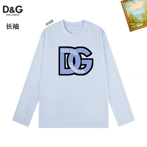 Wholesale Dolce &amp; Gabbana D&amp;G T-Shirts Long Sleeved For Unisex #1260471 $34.00 USD, Wholesale Quality Replica Dolce &amp; Gabbana D&amp;G T-Shirts