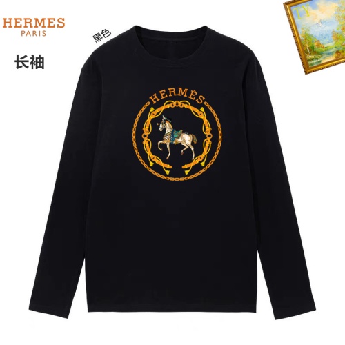 Wholesale Hermes T-Shirts Long Sleeved For Unisex #1260477 $34.00 USD, Wholesale Quality Replica Hermes T-Shirts