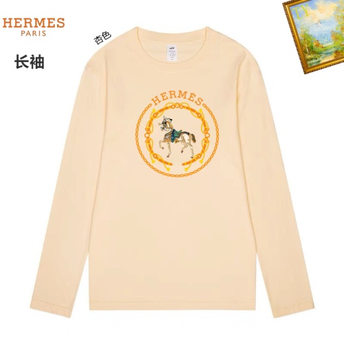 Wholesale Hermes T-Shirts Long Sleeved For Unisex #1260478 $34.00 USD, Wholesale Quality Replica Hermes T-Shirts