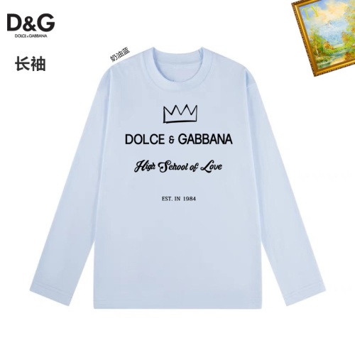 Wholesale Dolce &amp; Gabbana D&amp;G T-Shirts Long Sleeved For Unisex #1260488 $34.00 USD, Wholesale Quality Replica Dolce &amp; Gabbana D&amp;G T-Shirts