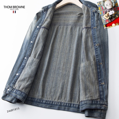 Replica Thom Browne Jackets Long Sleeved For Men #1260517 $68.00 USD for Wholesale