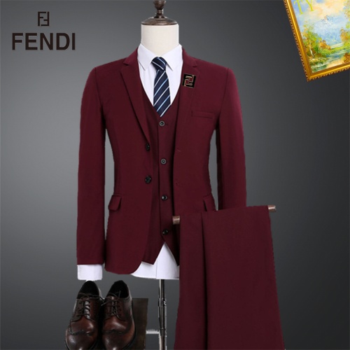 Wholesale Fendi Tracksuits Long Sleeved For Men #1260547 $92.00 USD, Wholesale Quality Replica Fendi Tracksuits