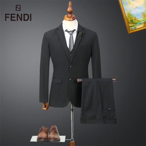 Wholesale Fendi Tracksuits Long Sleeved For Men #1260549 $92.00 USD, Wholesale Quality Replica Fendi Tracksuits