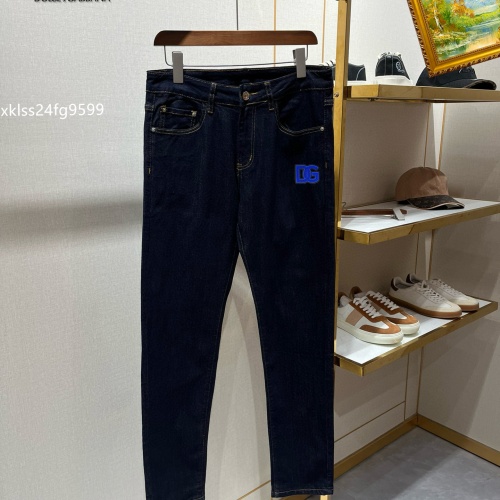 Replica Dolce & Gabbana D&G Jeans For Men #1260653 $48.00 USD for Wholesale