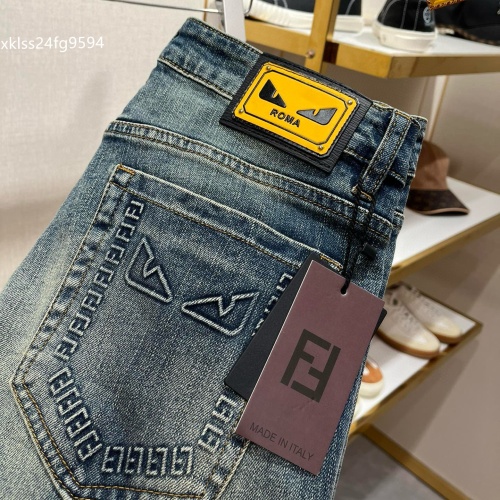 Wholesale Fendi Jeans For Men #1260654 $48.00 USD, Wholesale Quality Replica Fendi Jeans