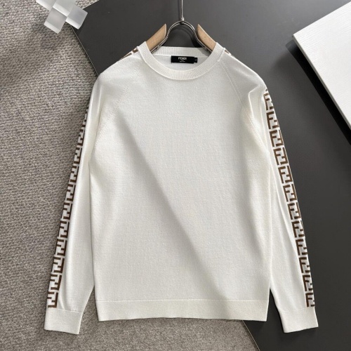 Wholesale Fendi Sweaters Long Sleeved For Men #1260673 $60.00 USD, Wholesale Quality Replica Fendi Sweaters