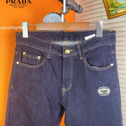 Replica Prada Jeans For Men #1260678 $48.00 USD for Wholesale