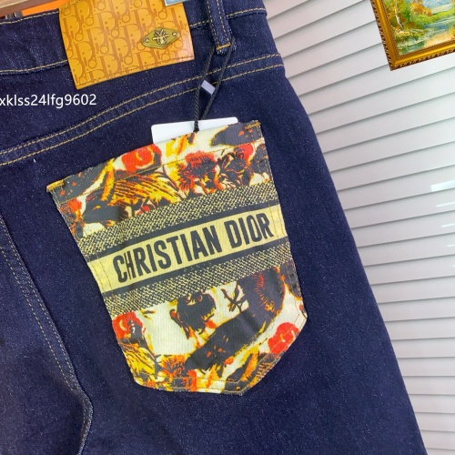 Replica Christian Dior Jeans For Men #1260681 $48.00 USD for Wholesale