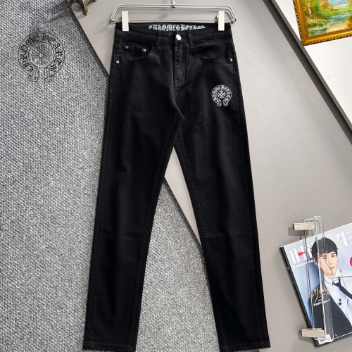 Wholesale Chrome Hearts Jeans For Men #1260697 $48.00 USD, Wholesale Quality Replica Chrome Hearts Jeans