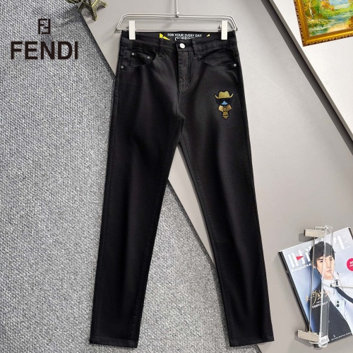 Wholesale Fendi Jeans For Men #1260712 $48.00 USD, Wholesale Quality Replica Fendi Jeans