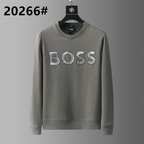 Wholesale Boss Hoodies Long Sleeved For Men #1260719 $36.00 USD, Wholesale Quality Replica Boss Hoodies