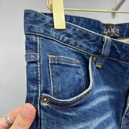 Replica Gucci Jeans For Men #1260740 $64.00 USD for Wholesale