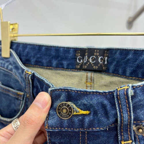 Replica Gucci Jeans For Men #1260740 $64.00 USD for Wholesale