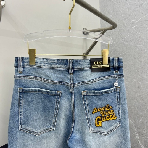 Replica Gucci Jeans For Men #1260741 $64.00 USD for Wholesale