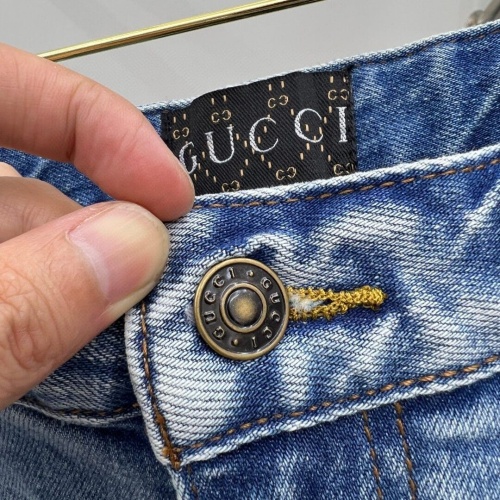 Replica Gucci Jeans For Men #1260741 $64.00 USD for Wholesale