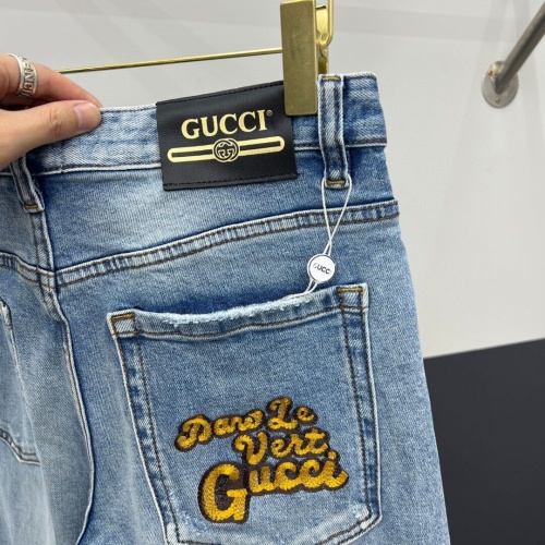 Replica Gucci Jeans For Men #1260741 $64.00 USD for Wholesale