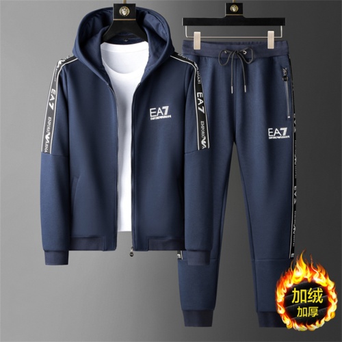 Wholesale Armani Tracksuits Long Sleeved For Men #1260752 $100.00 USD, Wholesale Quality Replica Armani Tracksuits