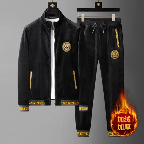 Wholesale Versace Tracksuits Long Sleeved For Men #1260758 $98.00 USD, Wholesale Quality Replica Versace Tracksuits