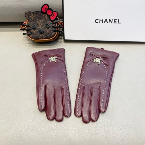 Wholesale Christian Dior Gloves For Women #1260781 $48.00 USD, Wholesale Quality Replica Christian Dior Gloves