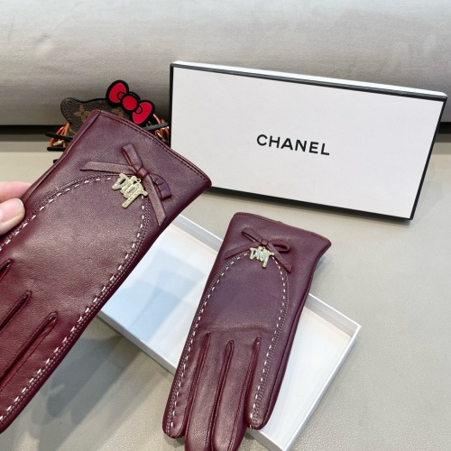 Replica Christian Dior Gloves For Women #1260781 $48.00 USD for Wholesale