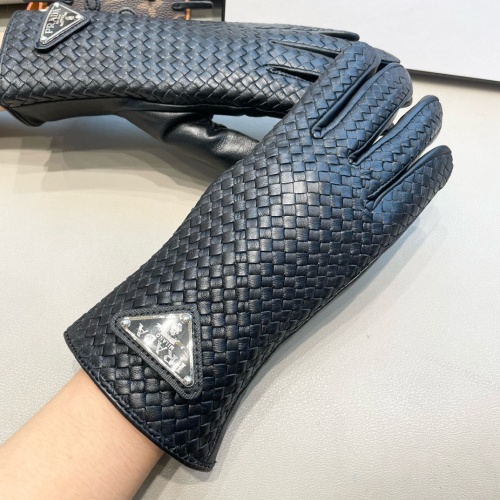 Replica Prada Gloves For Women #1260786 $60.00 USD for Wholesale