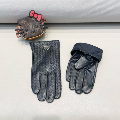 Replica Prada Gloves For Men #1260789 $60.00 USD for Wholesale