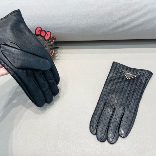 Replica Prada Gloves For Men #1260789 $60.00 USD for Wholesale