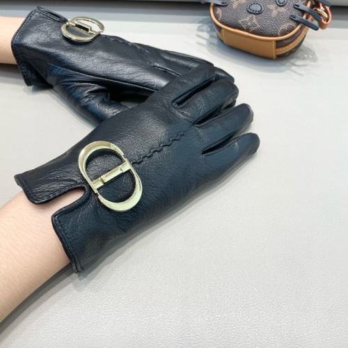 Replica Christian Dior Gloves For Women #1260795 $48.00 USD for Wholesale